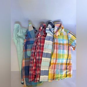 Lot of boys button down shirts 4/5T